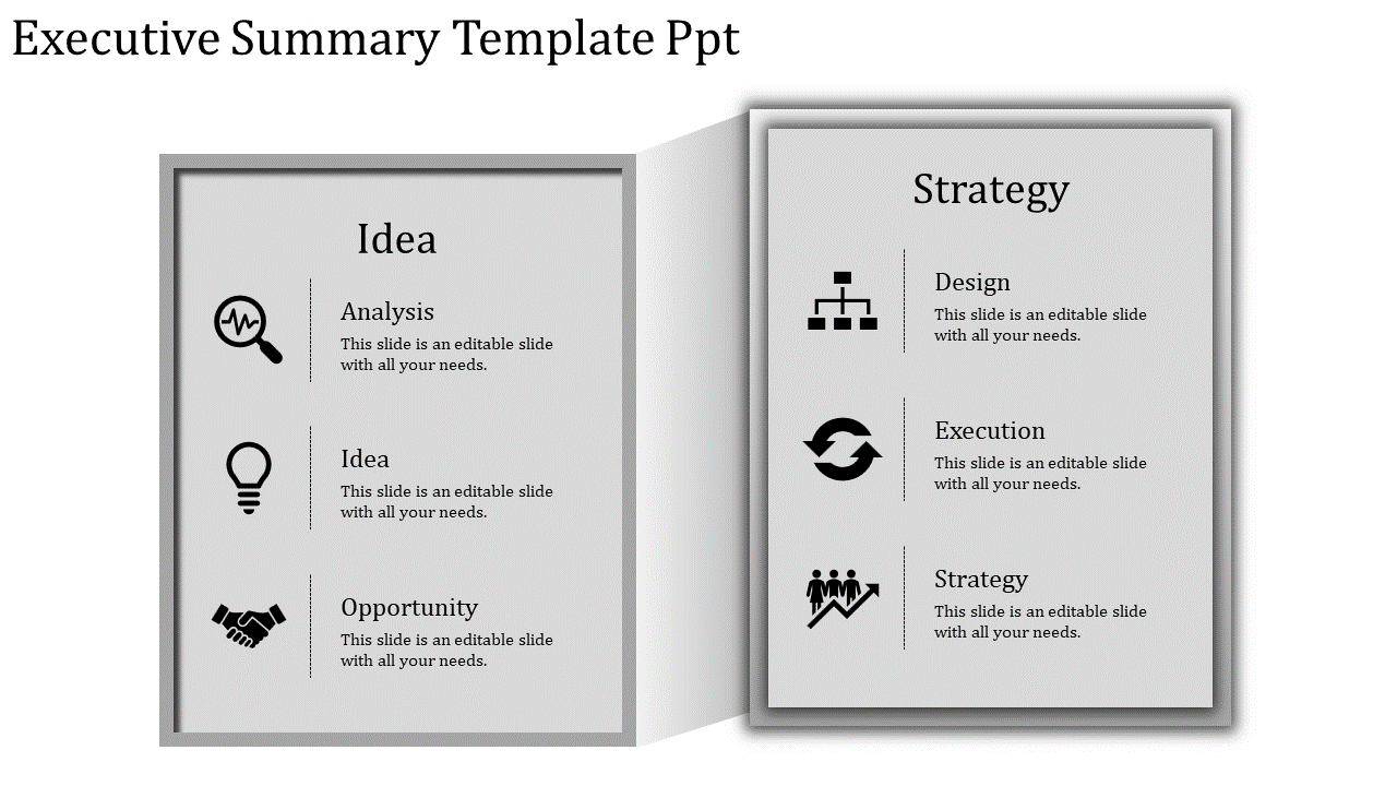 executive summary template ppt-Executive Summary Template Ppt